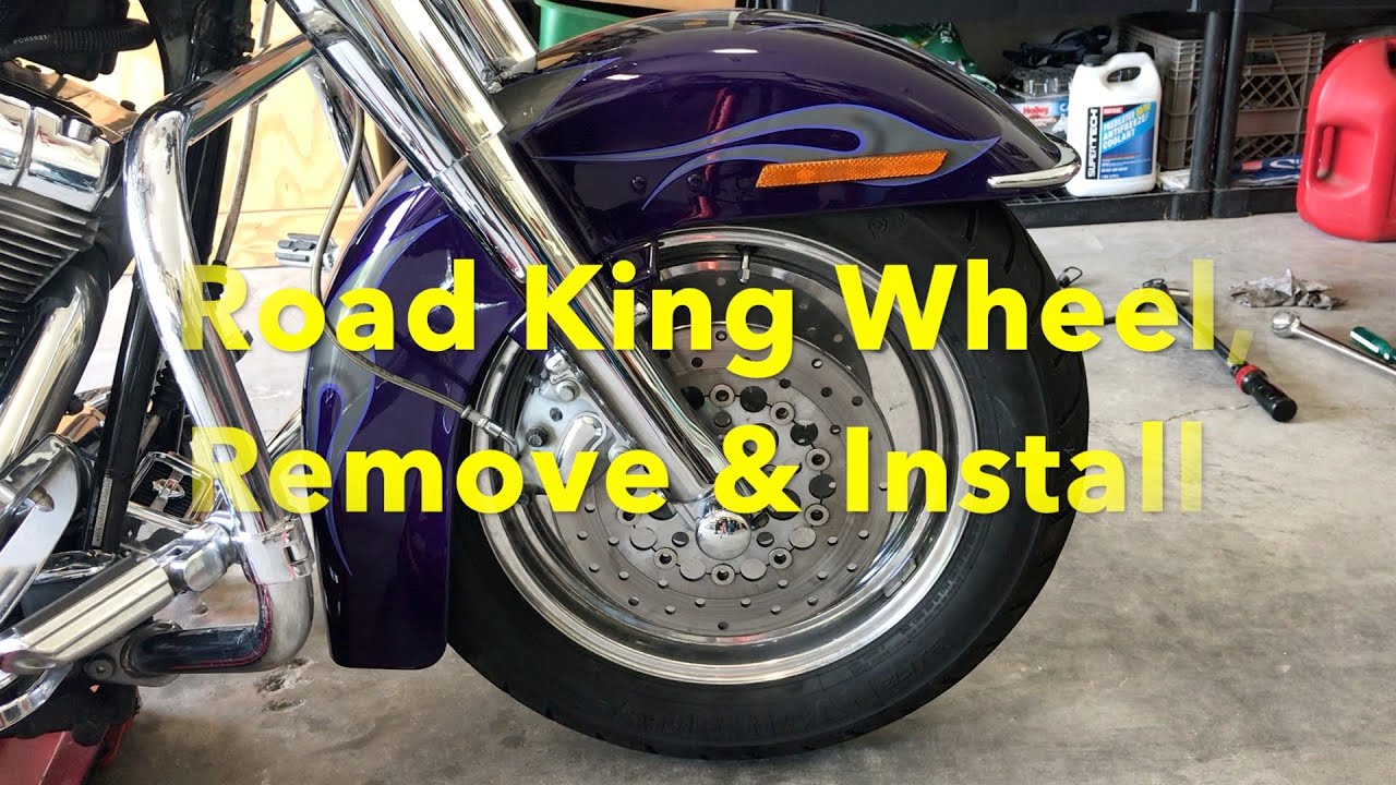 How To Harley Davidson Wheel Remove & install.