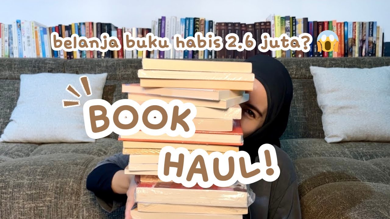 NEW VIDEO Book Haul | 20 buku baru | Booktuber Indonesia