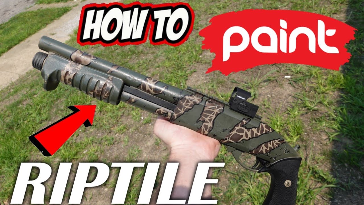 HOW TO PAINT RIPTILE CAMOUFLAGE