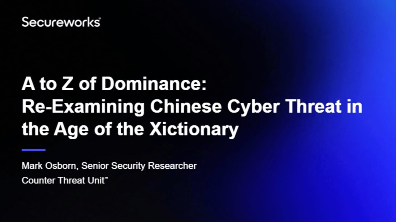Re-Examining Chinese Cyber Threats in the Age of the Xictionary
