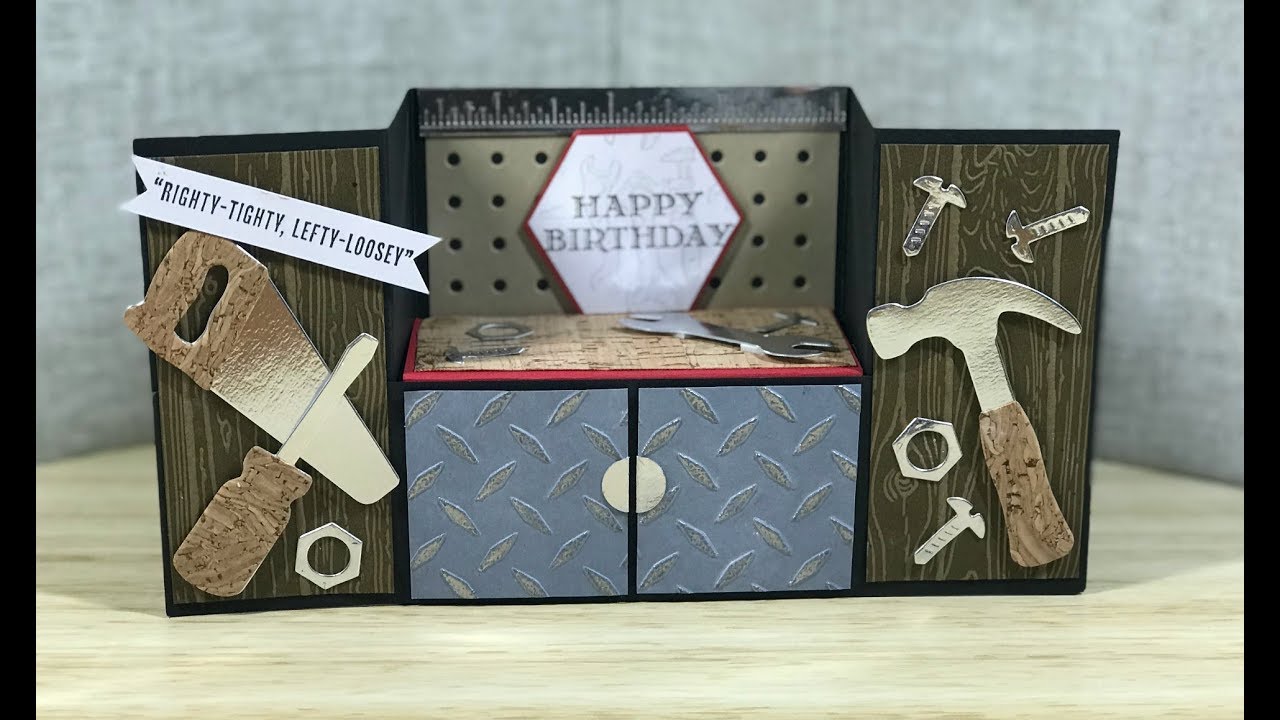 Tool Bench Fold Card