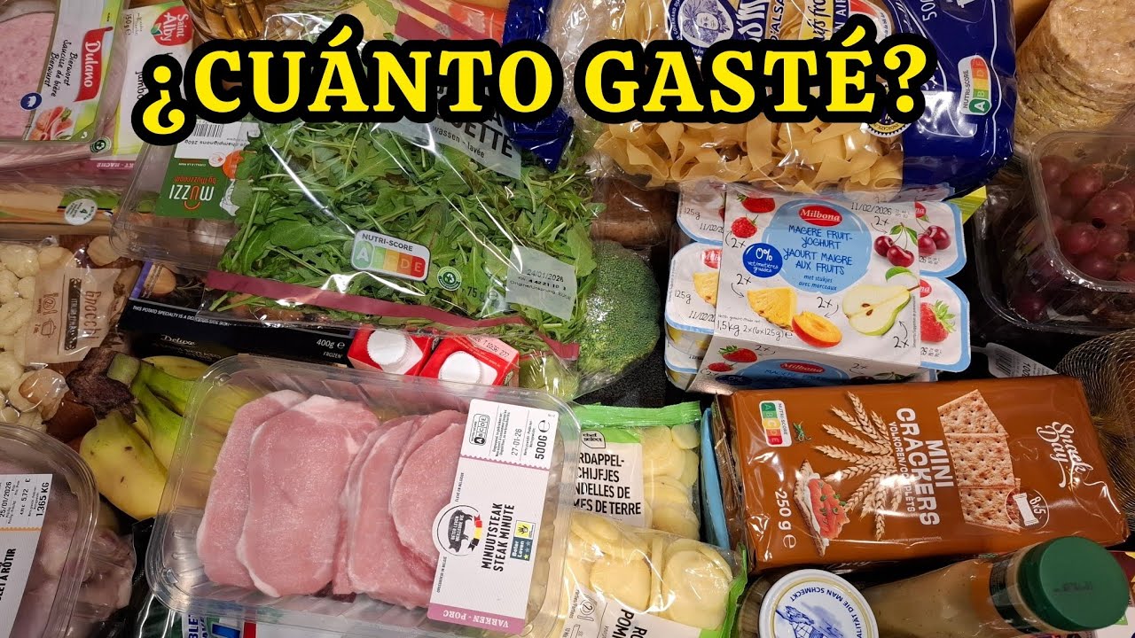 Compra semanal en Lidl 🇱🇺/Precio total al final. 
