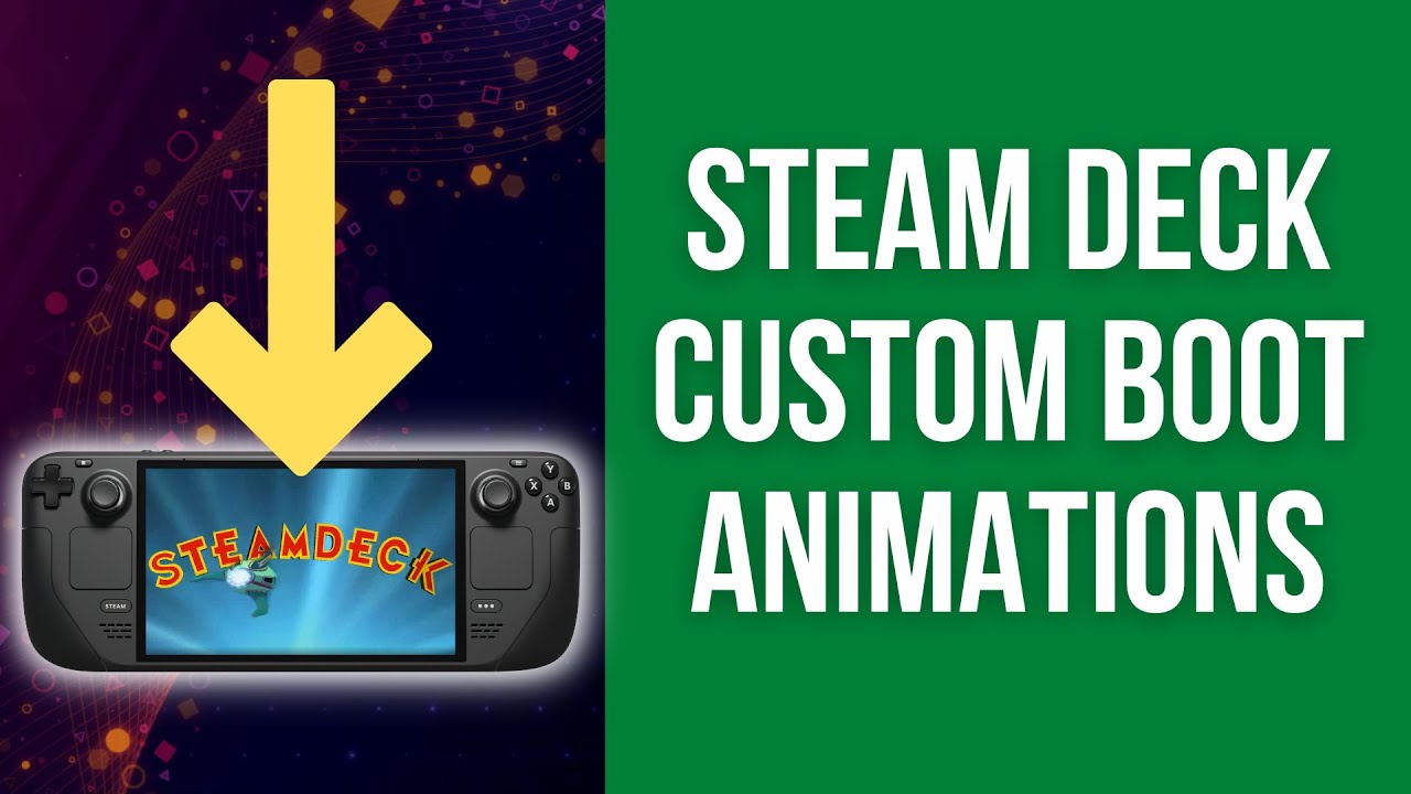 Custom boot animations for Steam Deck tutorial - EASY METHOD (Steam OS 3.3.2 stable)