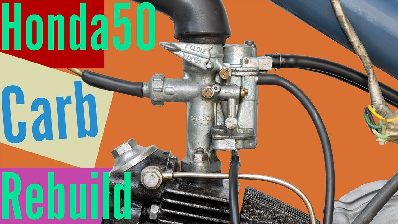 Ремонт карбюратора Honda 50 C100 Original Keihin