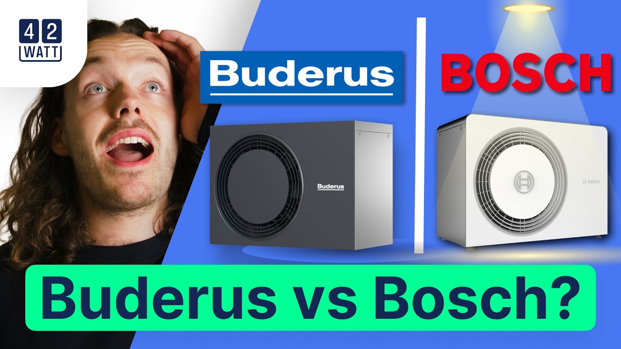 Buderus oder Bosch Wärmepumpe? Diese Unterschiede lohen sich! 🔥