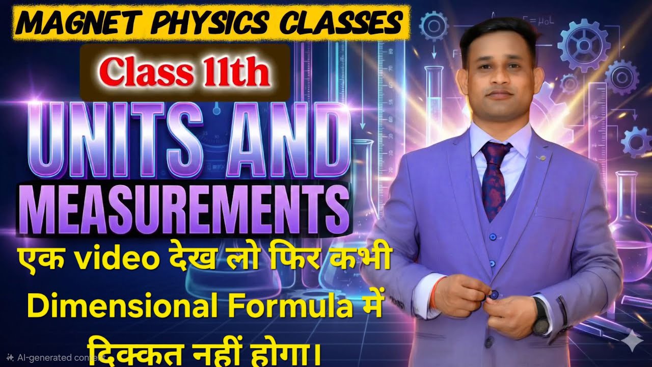 11th ll Part 02 ll Units and Measurements ll By:- Er. Dileep sir