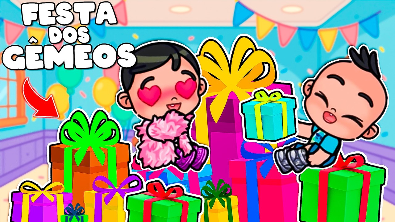ROTINA ANIVERSÁRIO DOS BEBÊS GÊMEOS 🎂🎈 | AVATAR WORLD ROTINAS E HISTÓRIAS