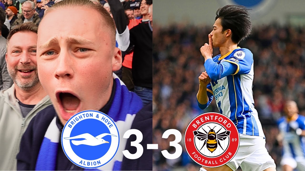 MITOMA IS MAGIC!! | 3-3 | Brighton vs Brentford | Match Day Vlog
