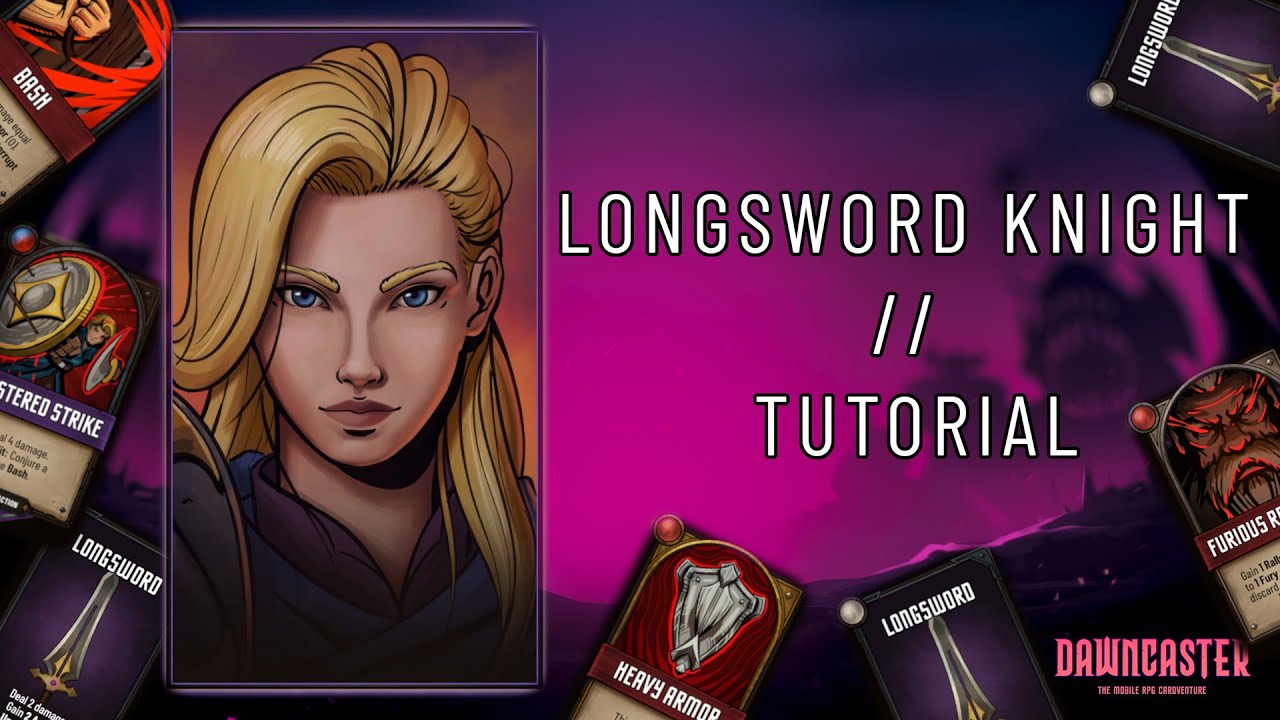Dawncaster - 🗡 Longsword Knight Playthrough 🗡 // Normal Difficulty // Beginner Tutorial