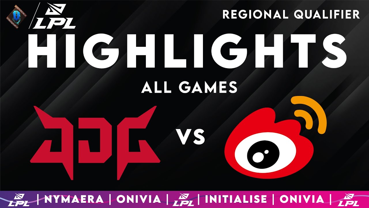 JDG vs WBG Highlights ALL GAMES | LPL Regional Qualifier 2025 | JD Gaming vs Weibo Gaming by Onivia