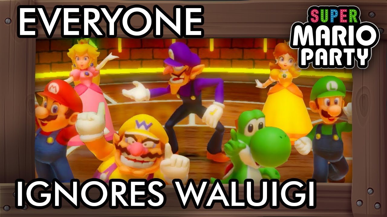 Super Mario Party - Everyone Refuses to High Five Waluigi