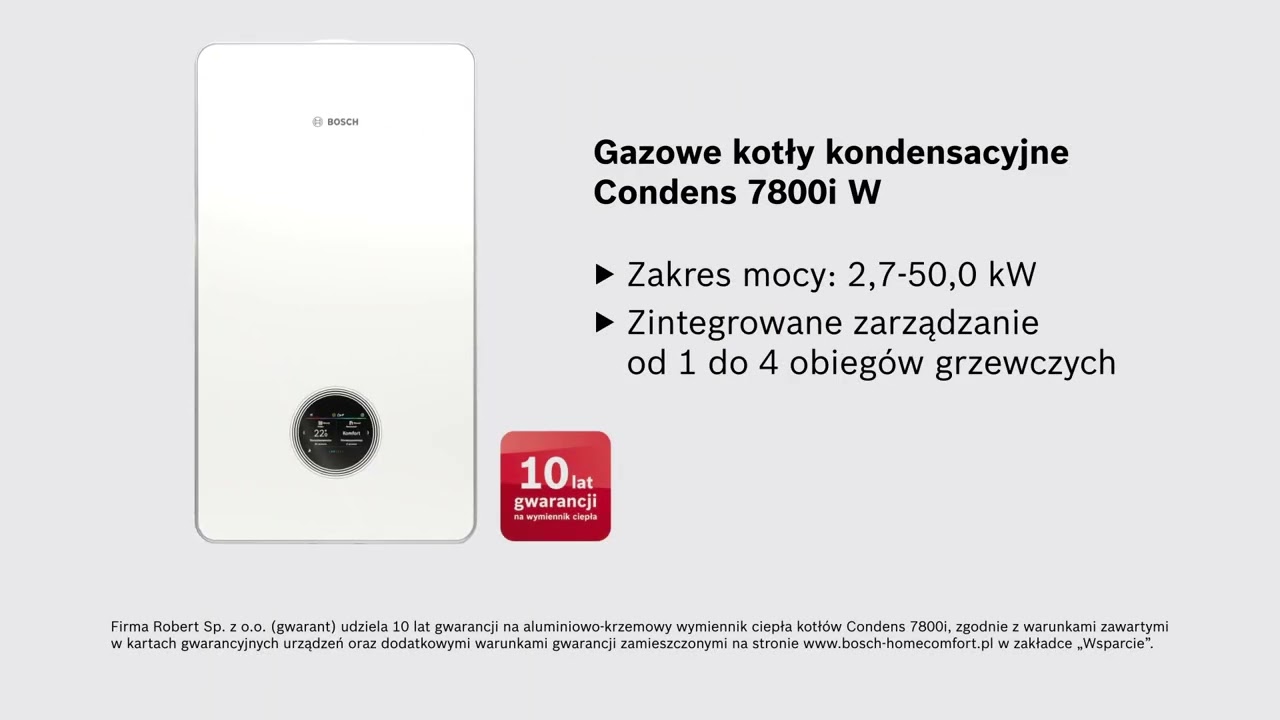 Gazowe kotły kondensacyjne Condens 7800i W i Condens 5700i W - Innowacyjny design i najwyższa jakość