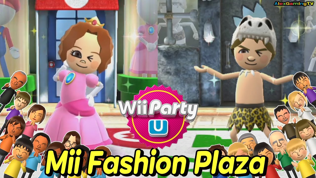Wii Party U - Mii Fashion Plaza (Expert Com)🎵 Chris vs Giulia vs Akira vs Mizuho | AlexgamingTV