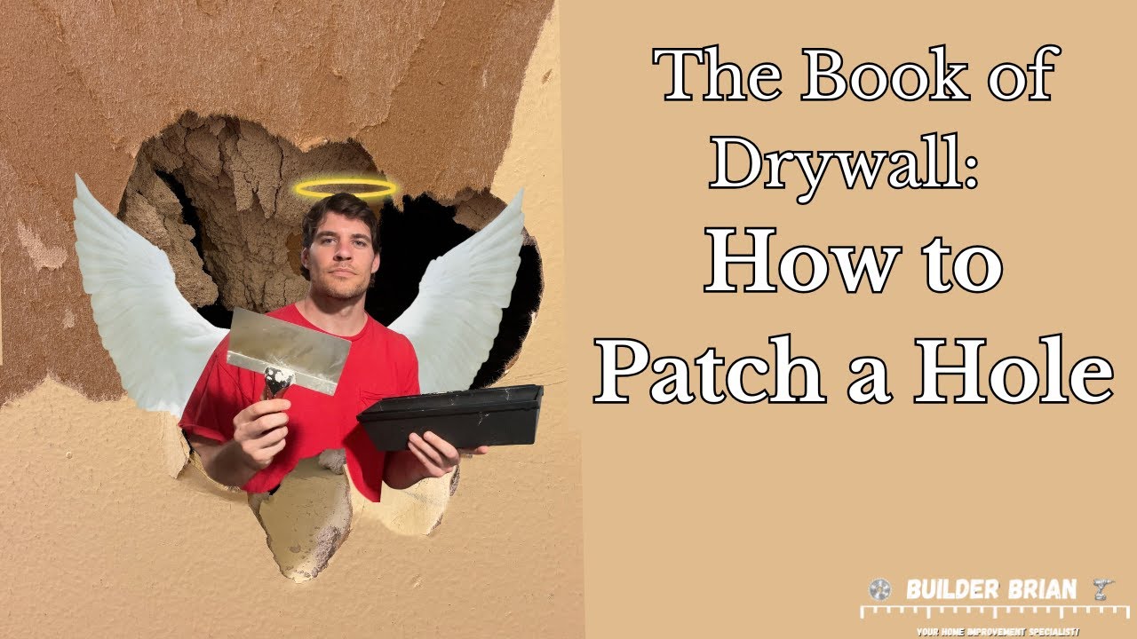 Step by Step Beginners Guide to Drywall Patching a Hole | DIY