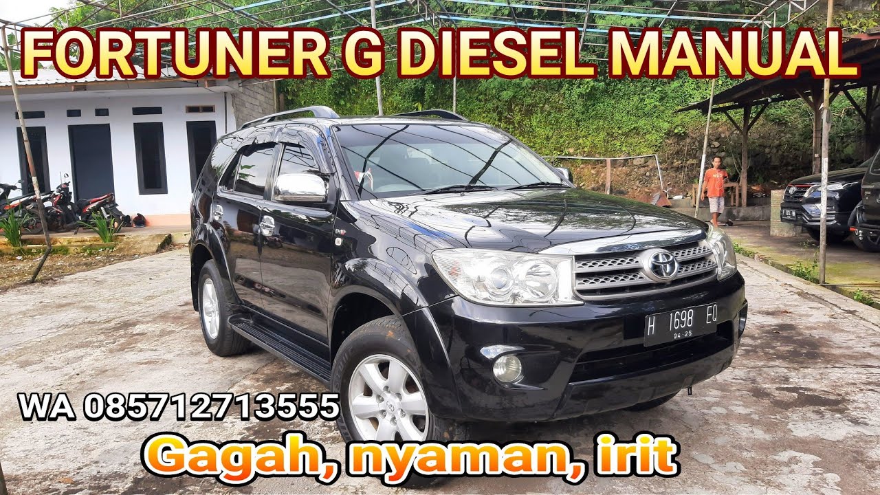 Dijual | Fortuner 2010 Diesel Manual original | istimewa | spek baca deskripsi🥰