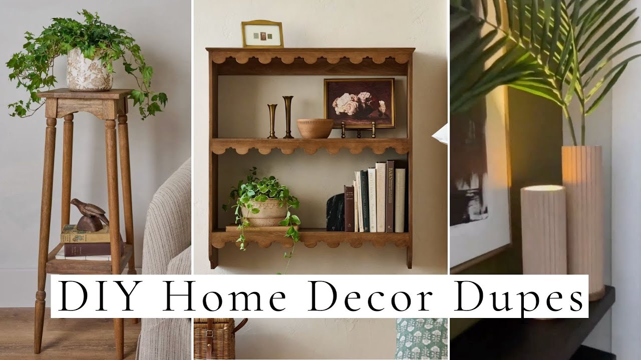High End Home Decor Dupes you can create on a budget