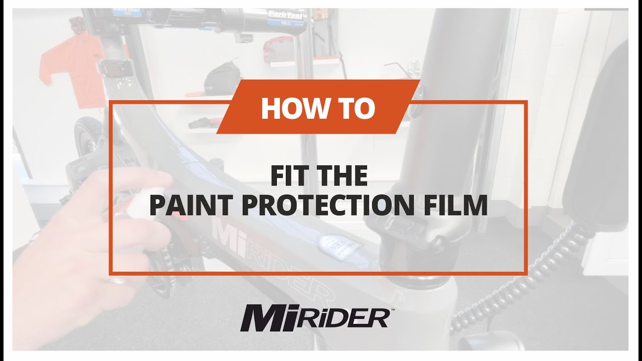Fitting the MiRiDER One Paint Protection Film Kit