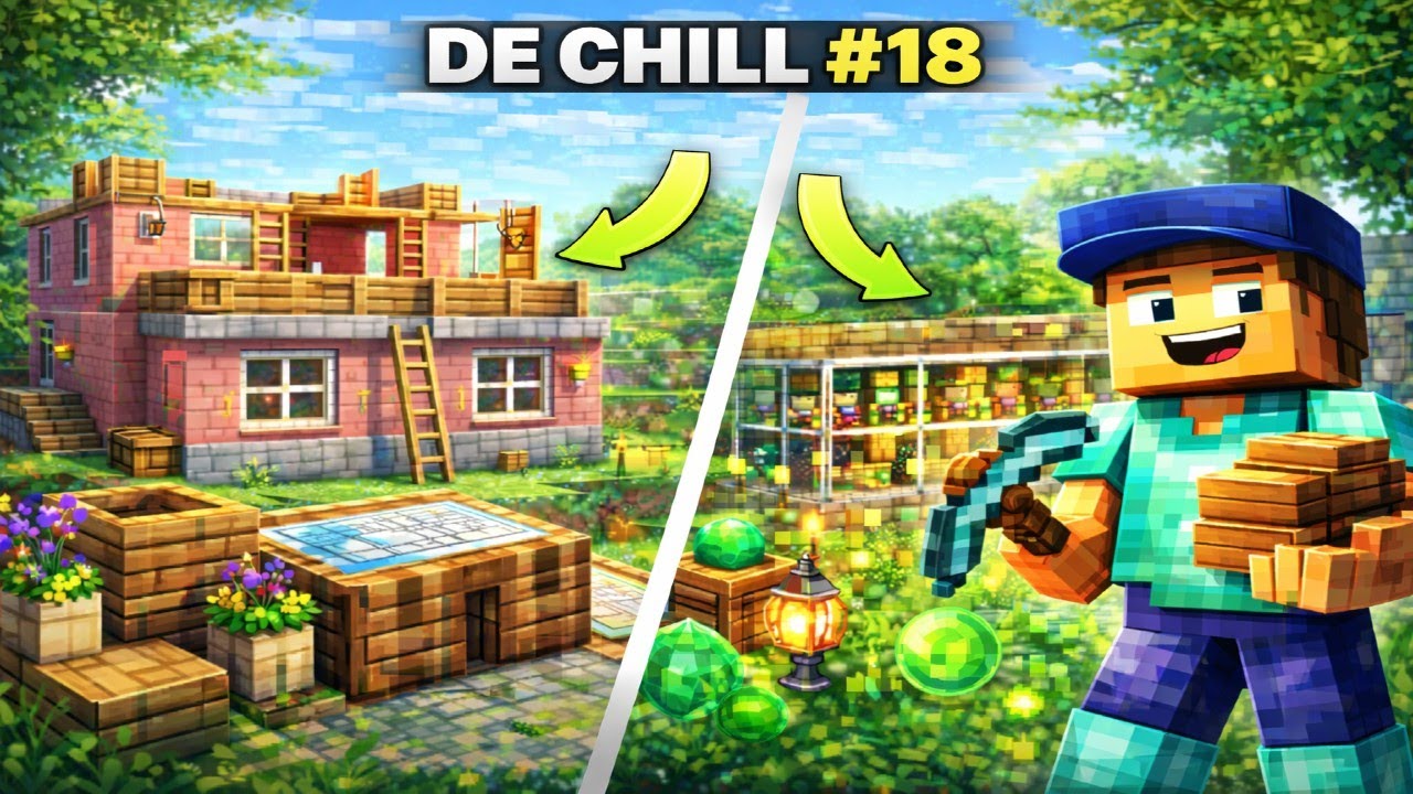 Mejoramos la Trading Hall y ampliamos la casa | Minecraft