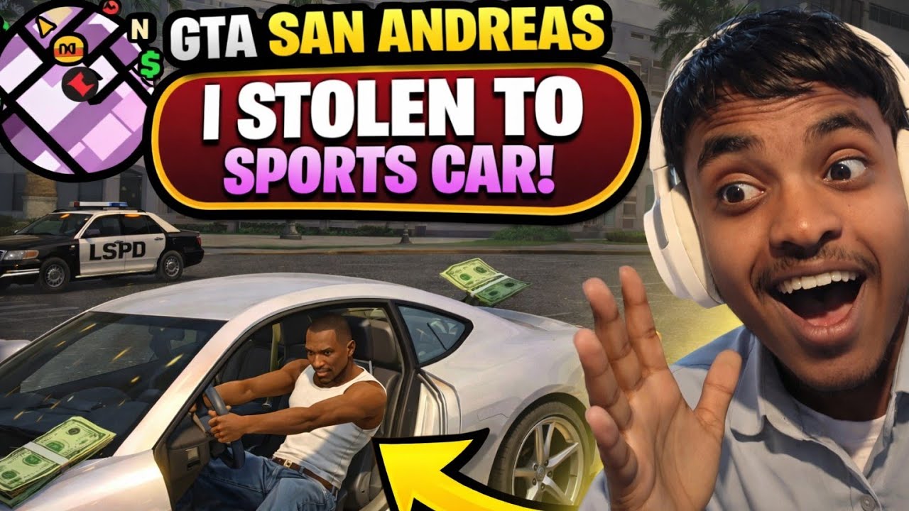 I CHORI TO SPORTS CAR 😍IN GTA SANDREASS #gaming 