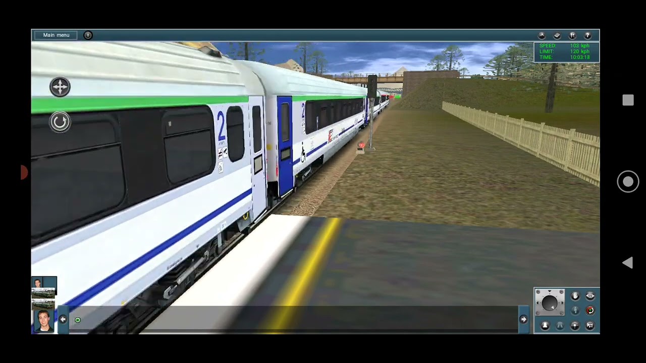 Trainz Android #8 Przelot ET22-909 z składem PKP Intercity na haku