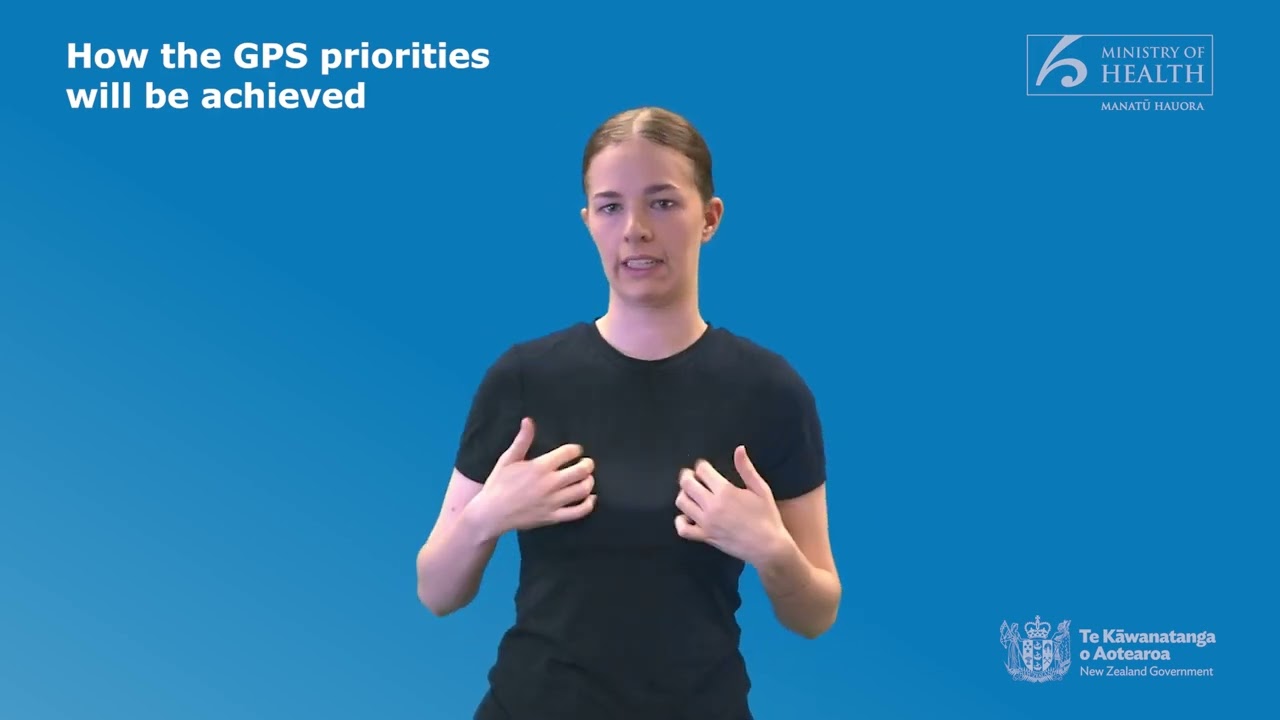 Government Policy Statement on Health 2024–2027 summary - New Zealand Sign Language