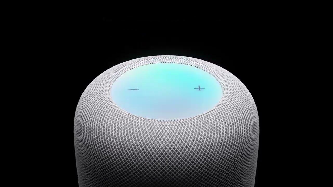 HomePod- Immersive audio. Advanced intelligence.