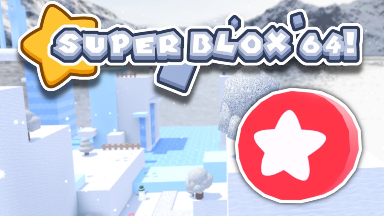 SUPER BLOX 64! World 4 Freezy Fields 100% Walkthrough (All Player Points)