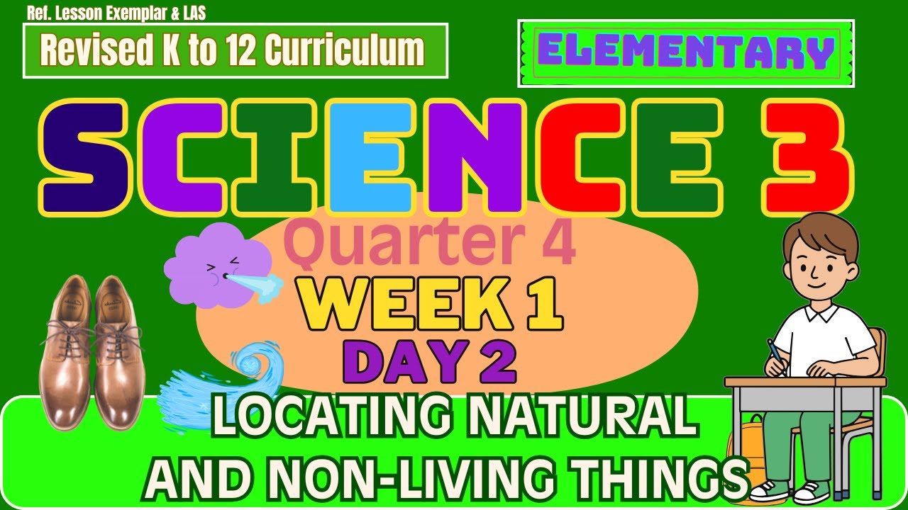 Grade 3 Science Q4 W1 D2 | Locating Natural and Non-Living Things | Revised K-12 MATATAG
