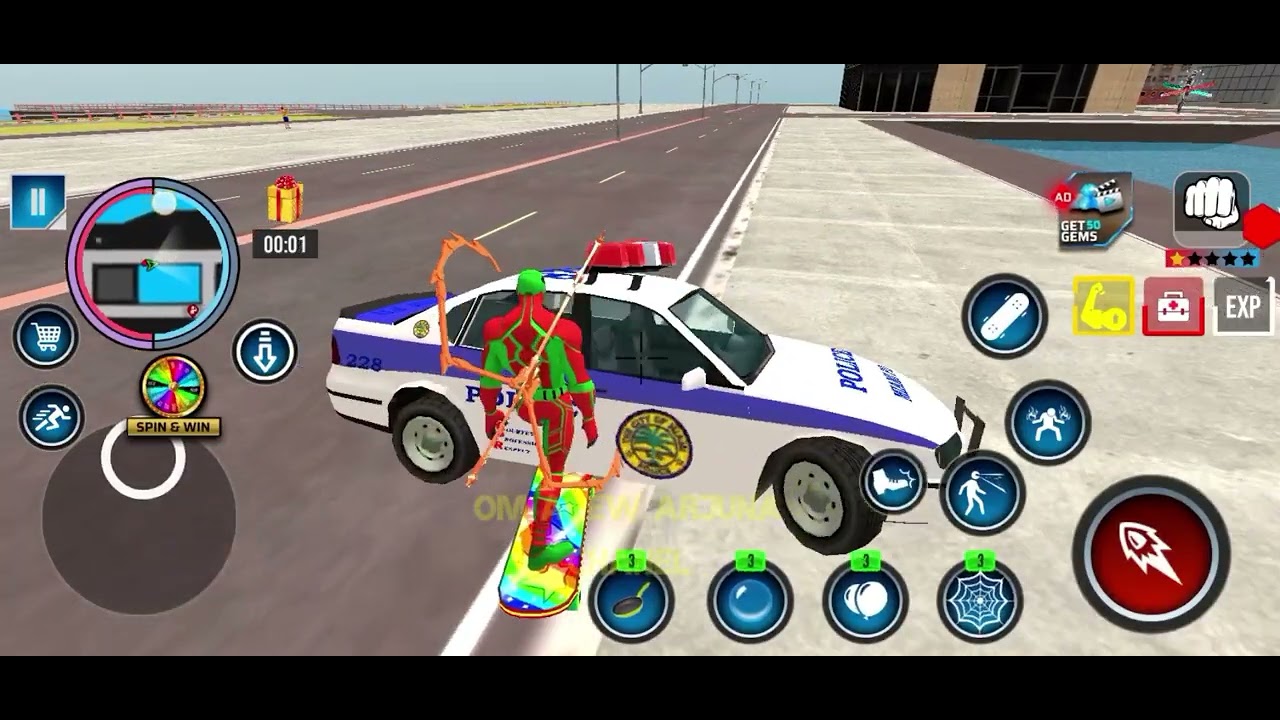 Season 31 SPIDER ROPE HERO GAME PLAY IN CITY | GAMEPLAY ANDROID IOS | MISISION CRIMINAL 31