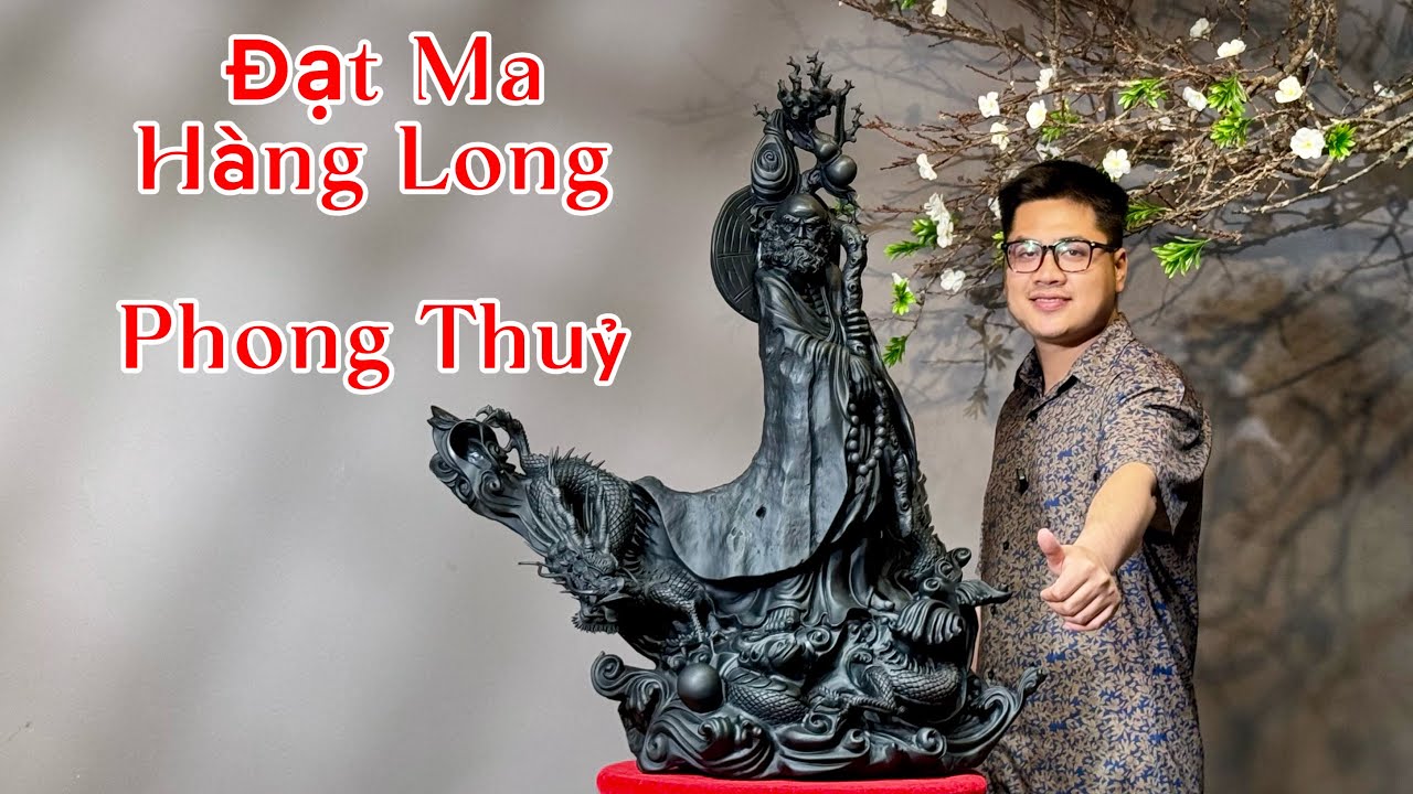 Tượng Đạt Ma Phong Thủy gỗ Mun Sừng đẳng cấp 2026