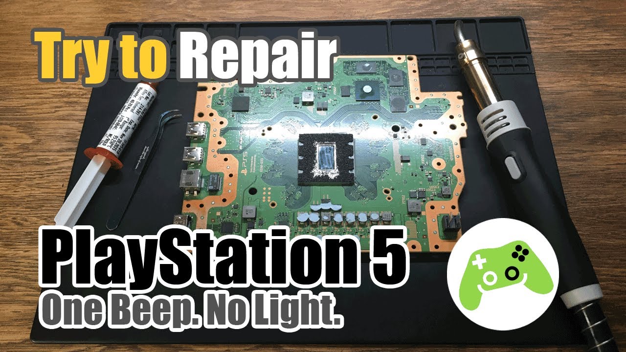 003 PS5 drop damage. One beep. No lights.