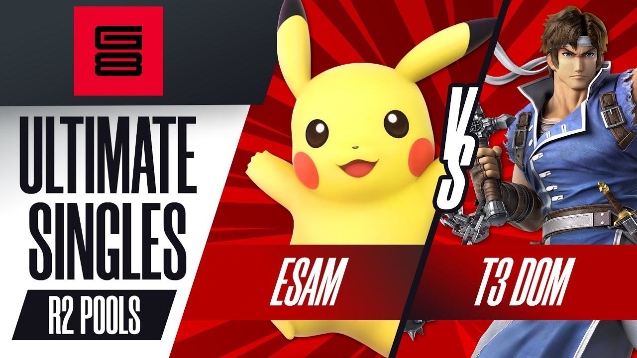Esam vs T3 Dom - Pools R2 Ultimate Singles - Genesis 8 | Pikachu vs Richter