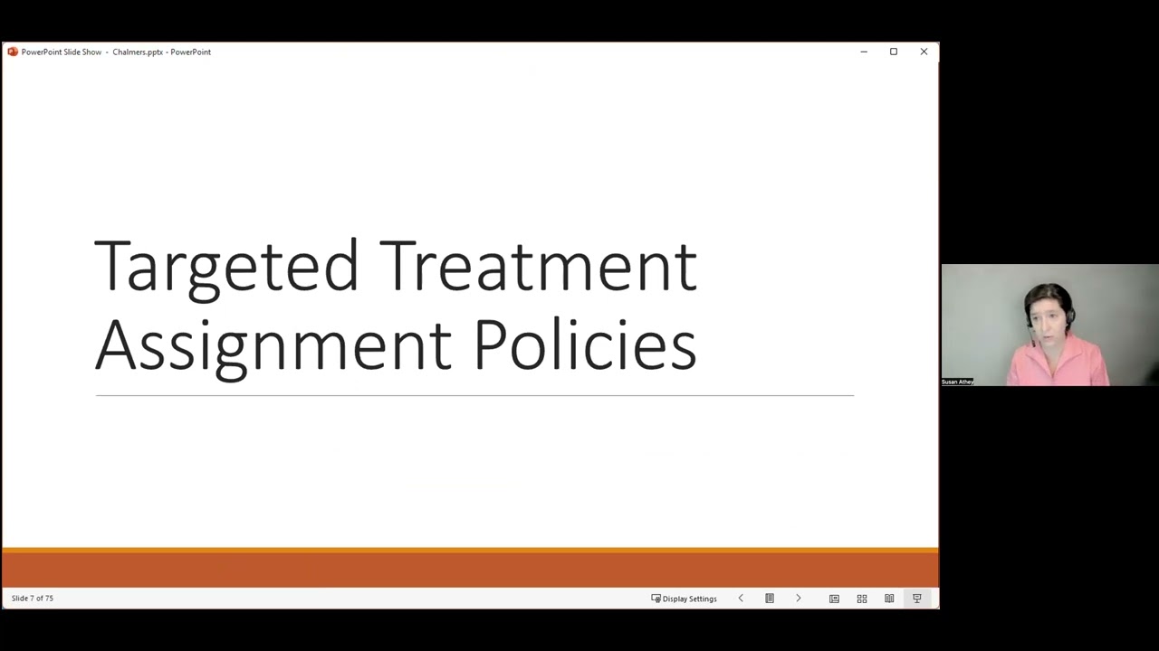 Chalmers AI Talks: Susan Athey