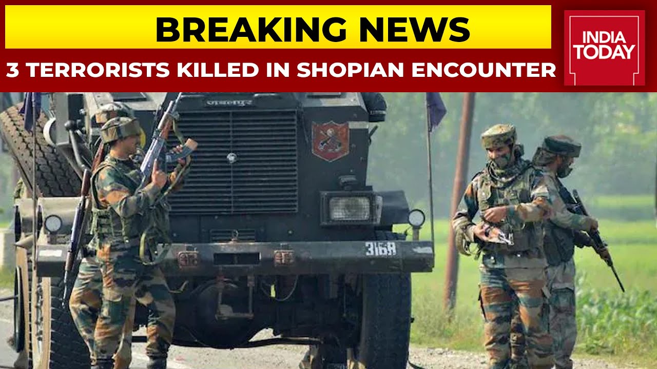 3 LeT Terrorists, Involved In Civilian Killings, Eliminated In  Shopian Encounter | Breaking News