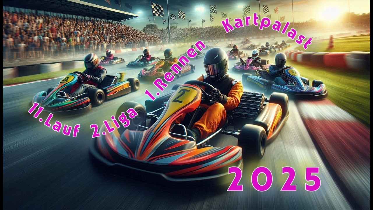 11.Lauf 2.Liga 15.11.2025 TeamSportKartpalast 1.Rennen Bahn3
