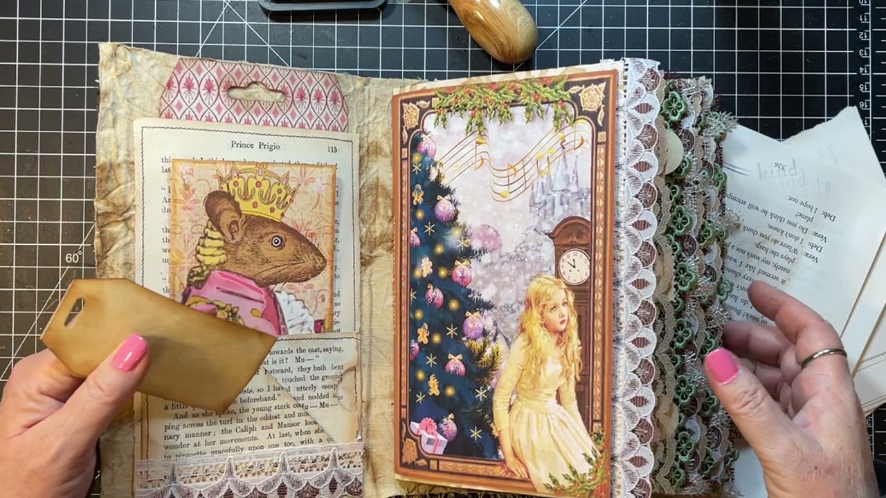 Craft with Me - Decorating my Nutcracker Journal!