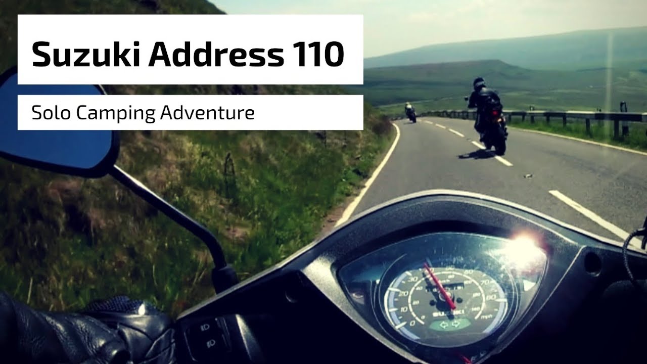 Scooter Camping on a Suzuki Address 110