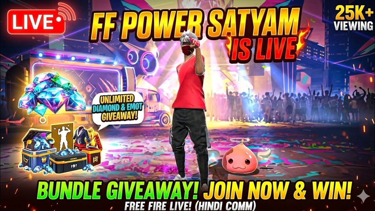 😱 FREE FIRE LIVE GIVEAWAY 🔴 | FREE DIAMONDS 💎 | CUSTOM ROOM + SUBSCRIBERS