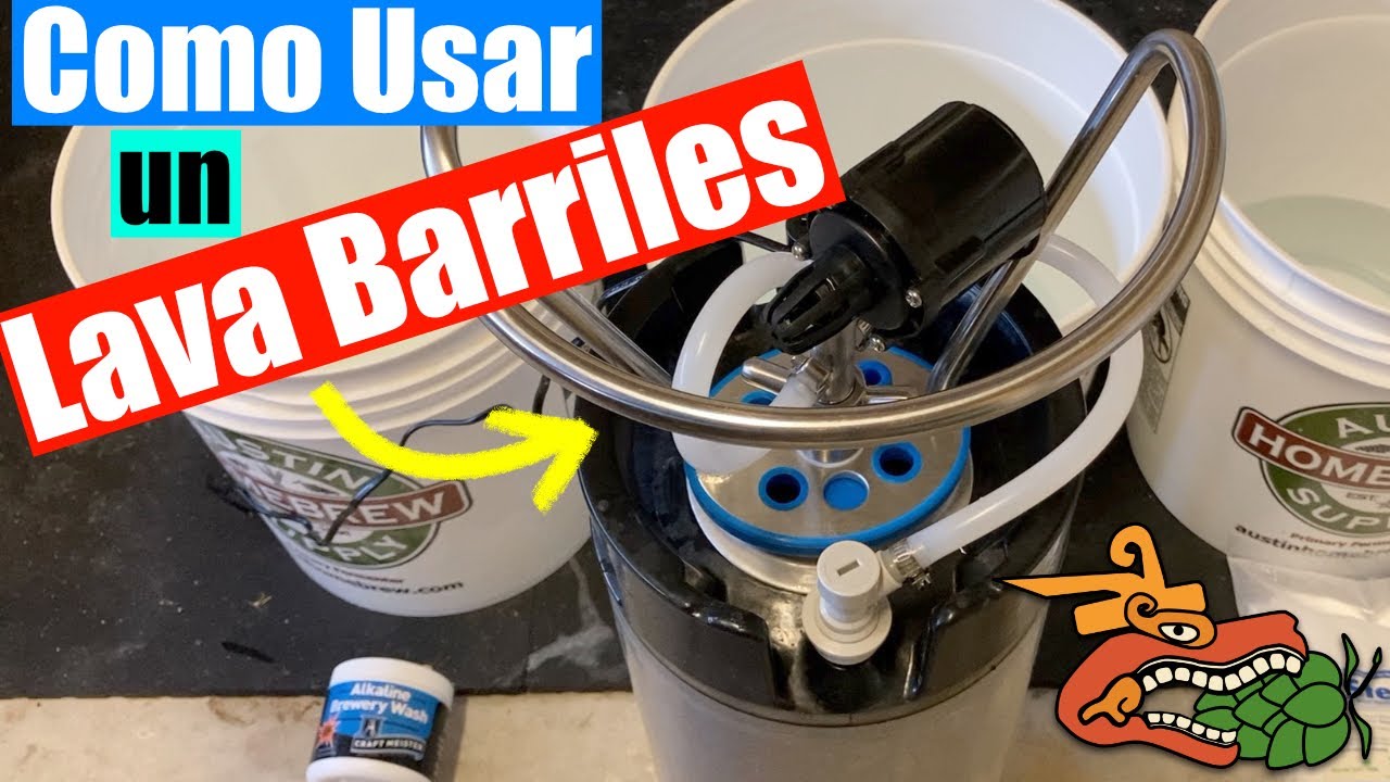 Equipo para Hacer Cerveza en Casa: Cómo usar el lava barriles (Keg WaSsher) de SS Brewtech