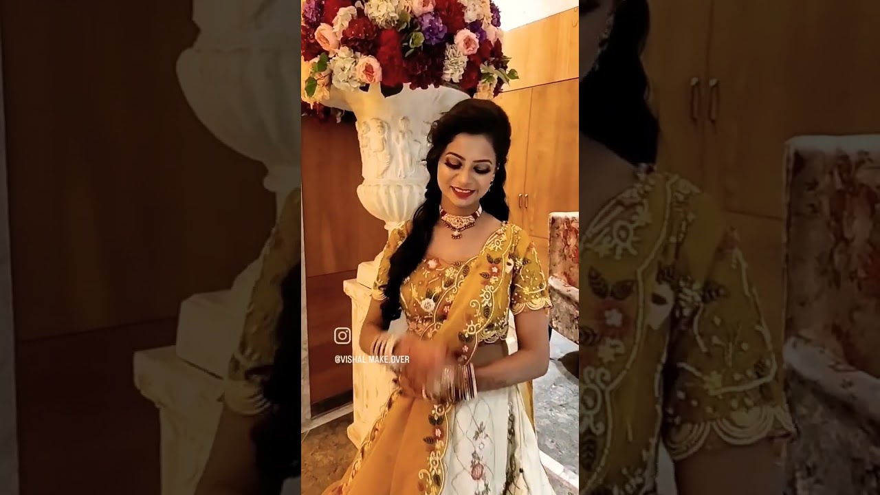 Beautiful Sagan makeup done by Vishal garg DM[8800863285]