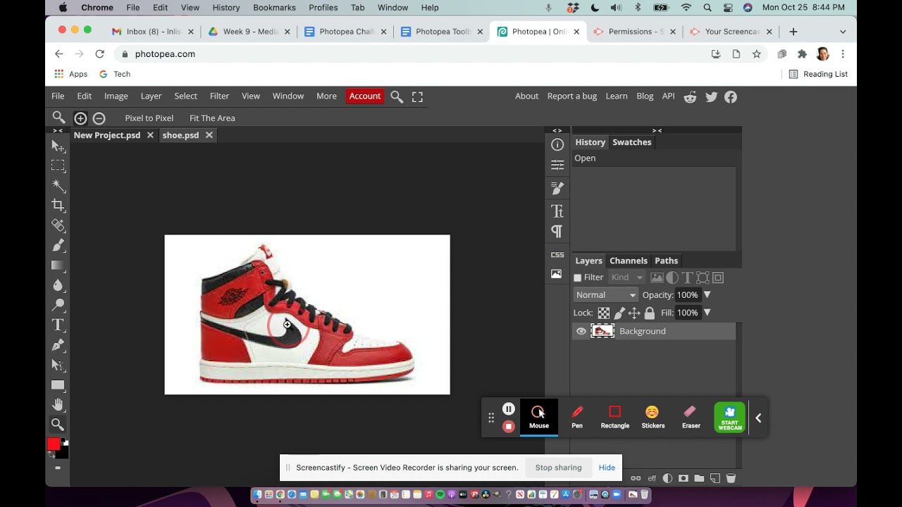 Photopea - Lasso Tool