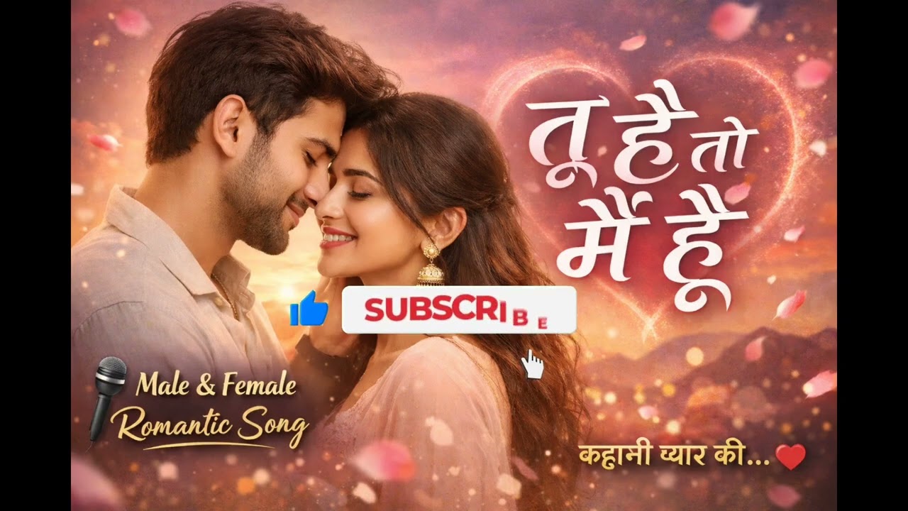 तू है तो मैं हूँ ❤️ | Romantic Hindi Duet Song | Male Female Love Song | New song 2026 AI Generated 