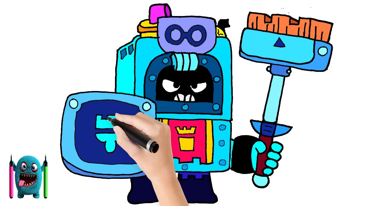 Ash Çizimi How to Draw Brawl Stars