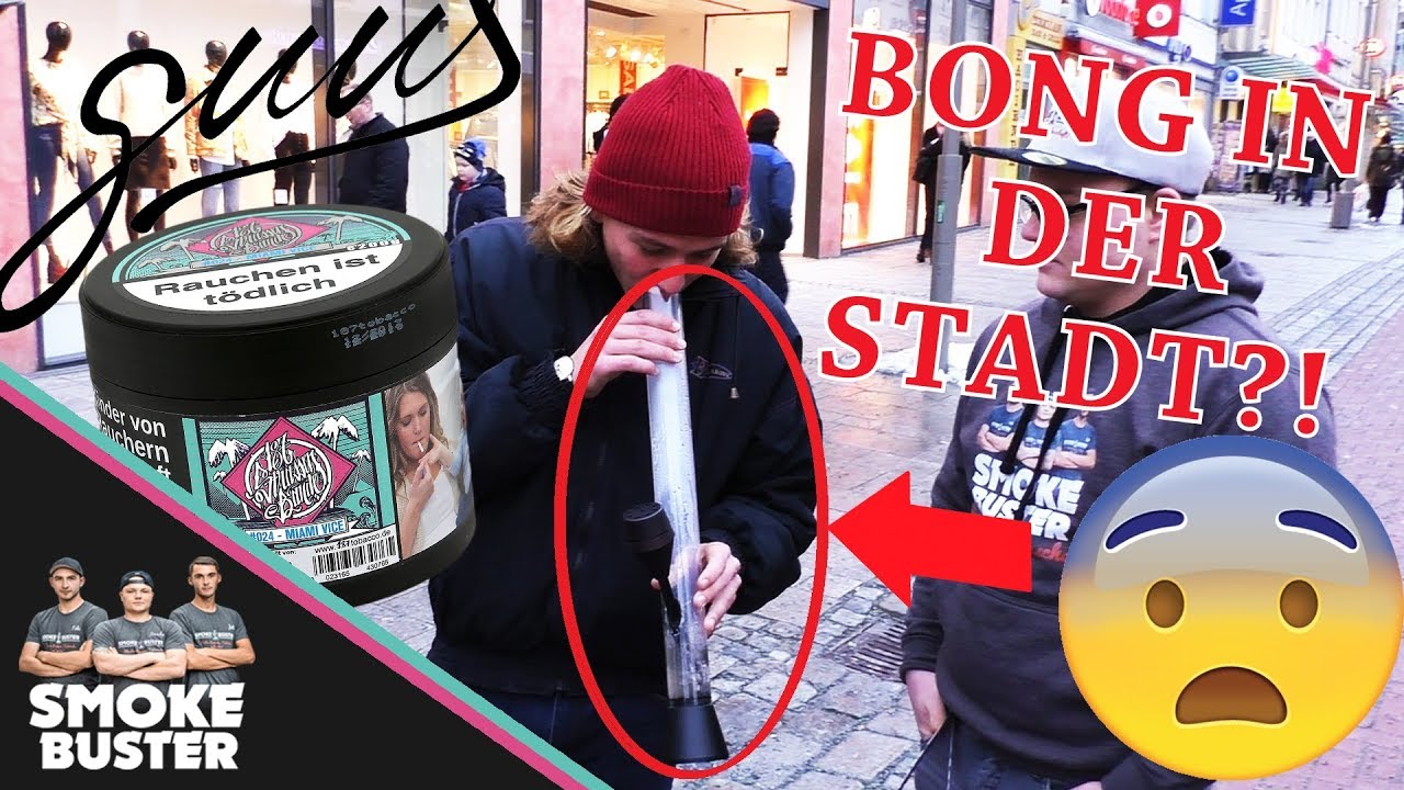 SHISHA BONG IN DER STADT RAUCHEN?! | GUUS im Test