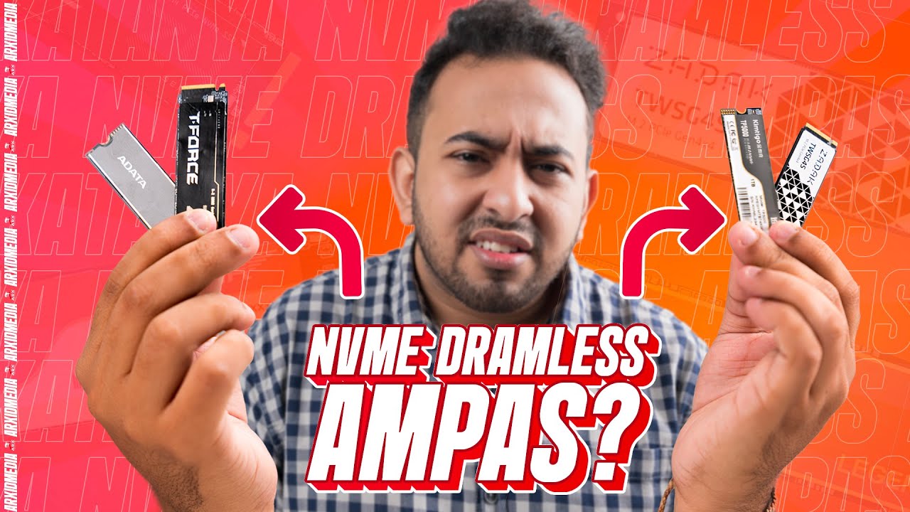 Katanya&nbsp;SSD NVMe DRAMLESS&nbsp;Ampas, Kita Nyobain SSD&nbsp;Dari 4 Brand Berbeda....