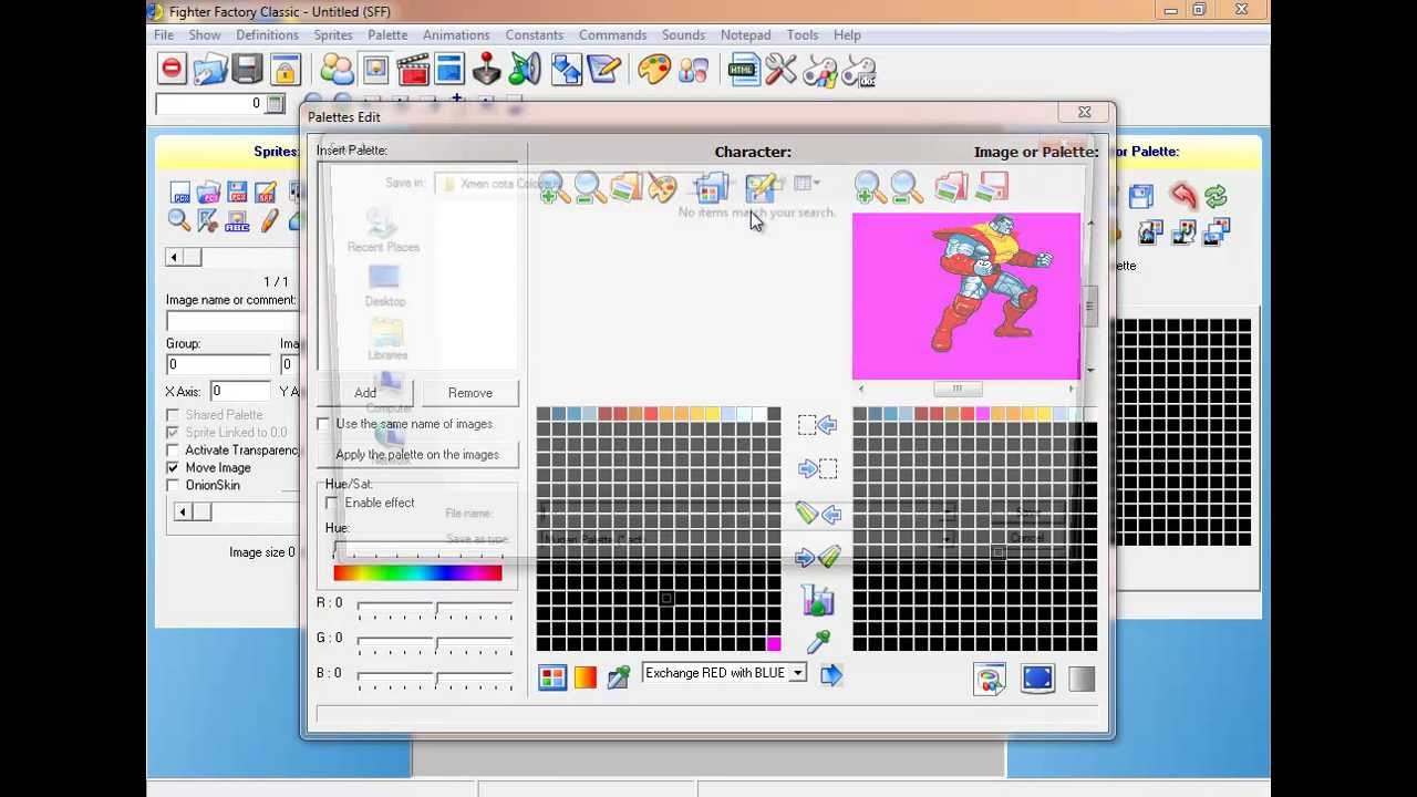 The Ultimate Mugen Tutorial - How To Make A Palette