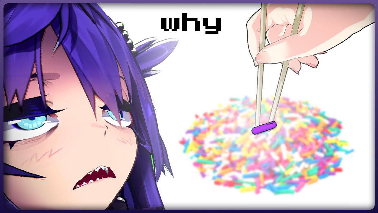 Sorting Sprinkles with chopsticks【HANDCAM 】