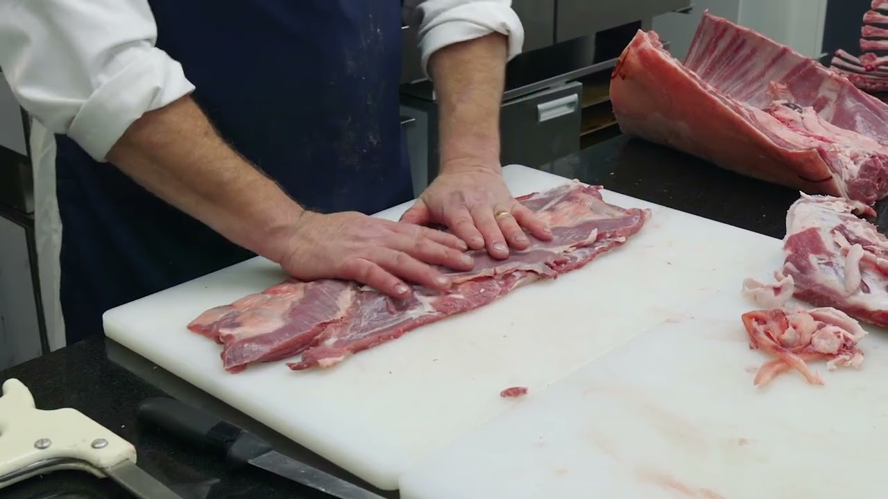 Rolling Lamb Breasts | Grande Cuisine Academy