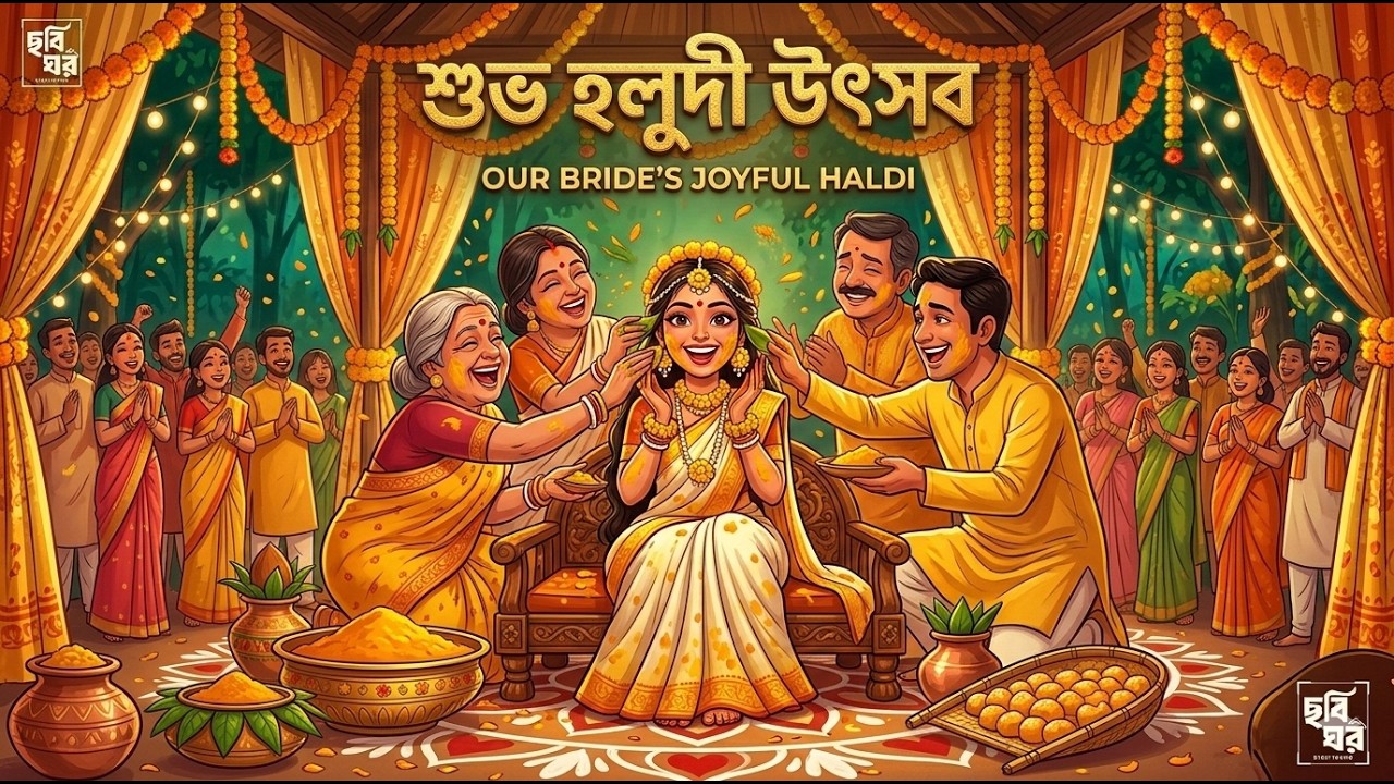 Proma Sarker Haldi Ceremony | Full Video | Bengali Wedding Haldi Celebration