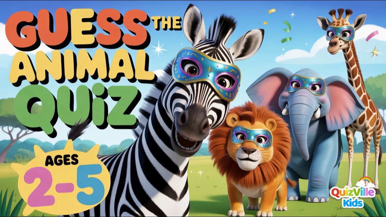Guess the Animal 🐾| Fun Animal Quiz for Toddlers & Preschool Kids